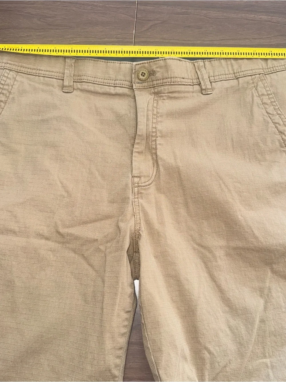 Weather Proof Flex Shorts Mens *40 Khaki Utility Trail Outdoor Hiking Ripstop